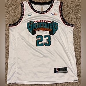 Nike Vancouver Grizzlies Jarrett Culver Jersey - Large Texas Tech Legend